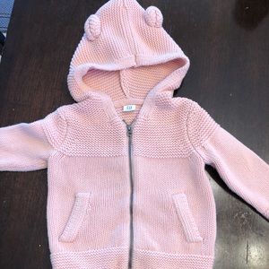 Pale pink Baby Gap zip-up